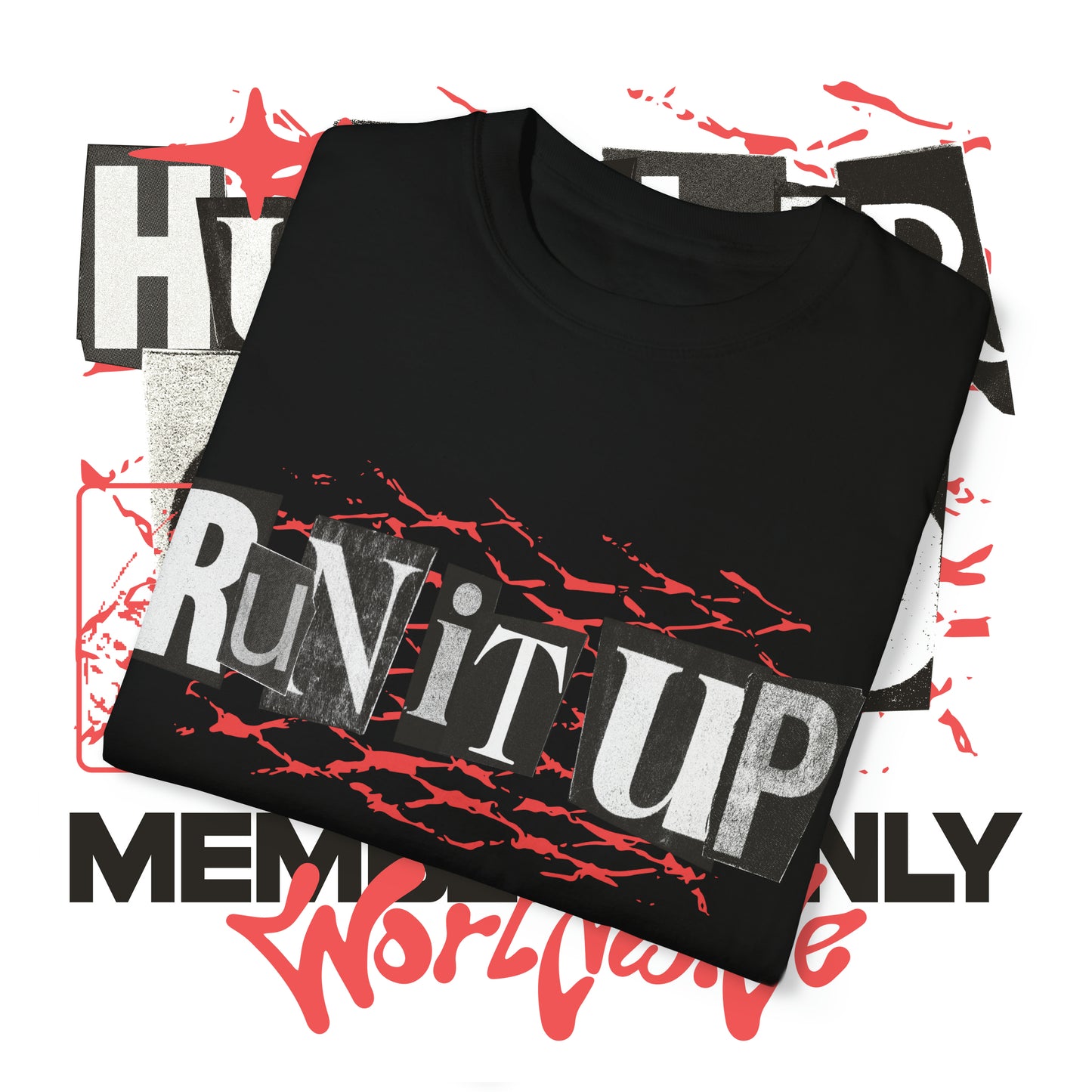 Run It Up (Unisex Garment-Dyed T-shirt)