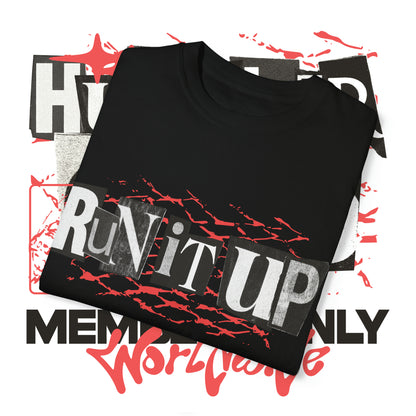 Run It Up (Unisex Garment-Dyed T-shirt)