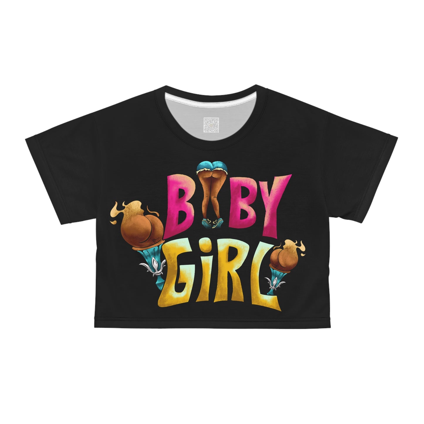 Baby Girl (Front) (Crop Tee)