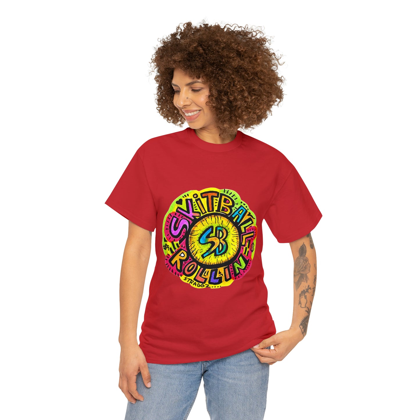 SkitBall Rollin (Unisex Heavy Cotton Tee)