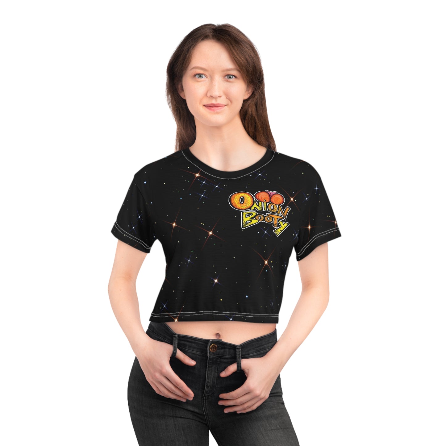 Onion Booty (Galaxy Crop Top Tee Shirt 2)