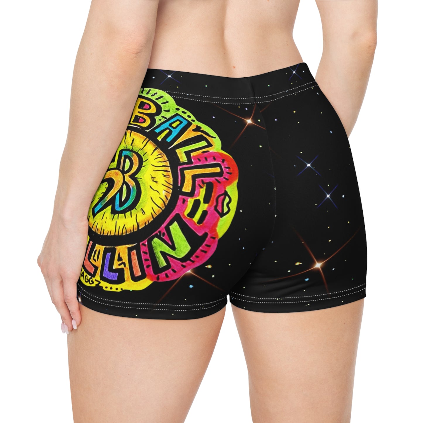 SkitBall Rollin (Galaxy Women's Shorts)