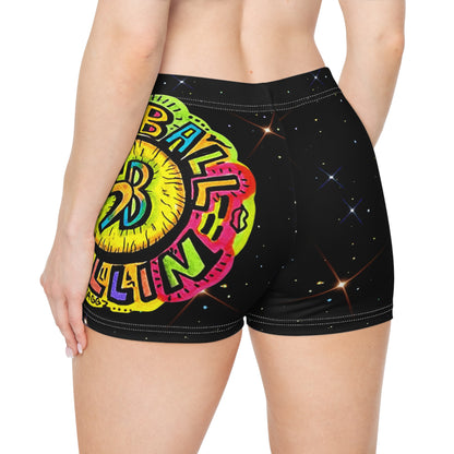 SkitBall Rollin (Galaxy Women's Shorts)