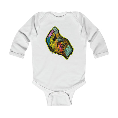 Money Hand (Infant Long Sleeve Bodysuit)