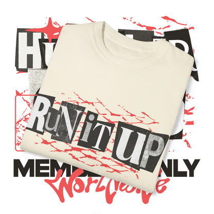 Run It Up (Unisex Garment-Dyed T-shirt)