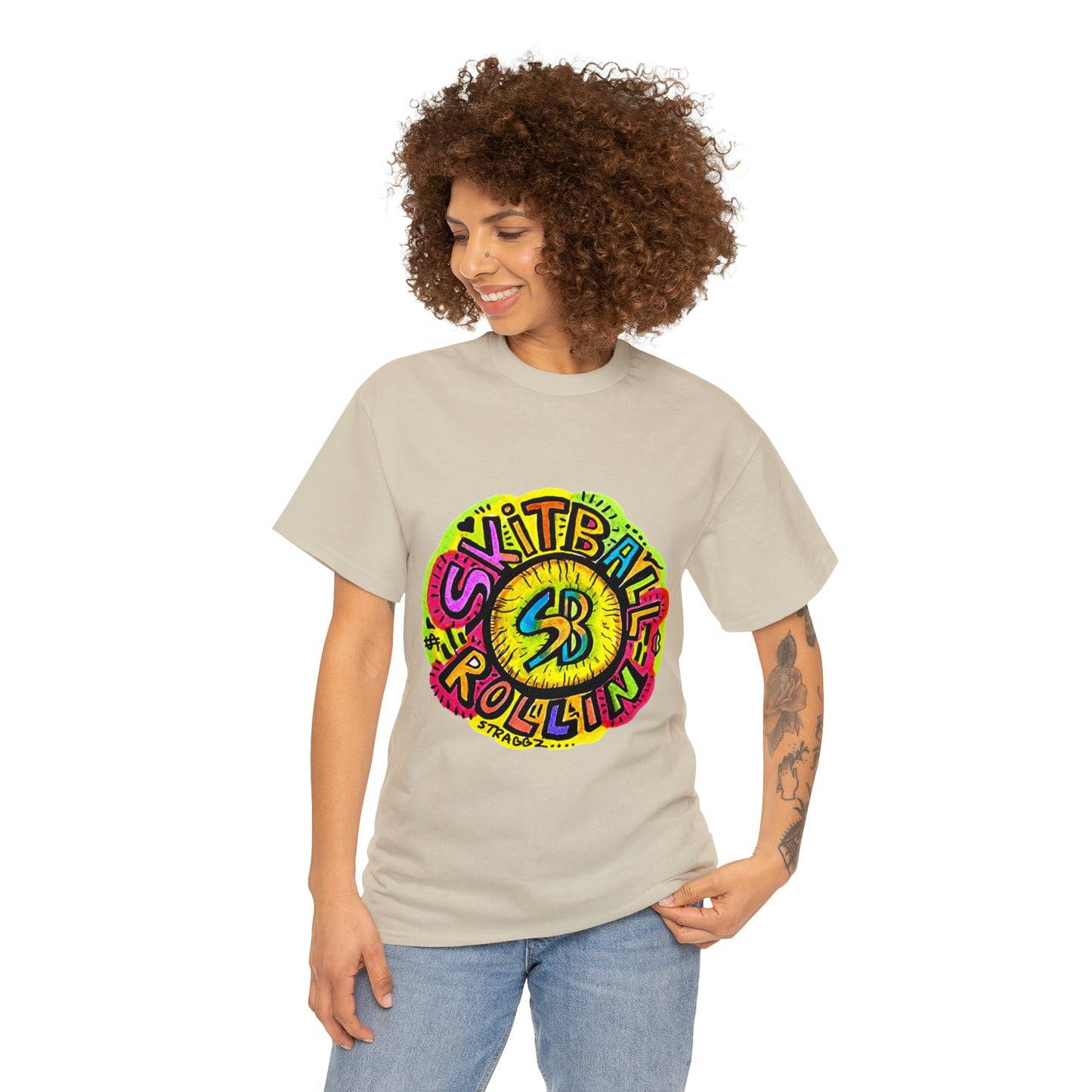 SkitBall Rollin (Unisex Heavy Cotton Tee)