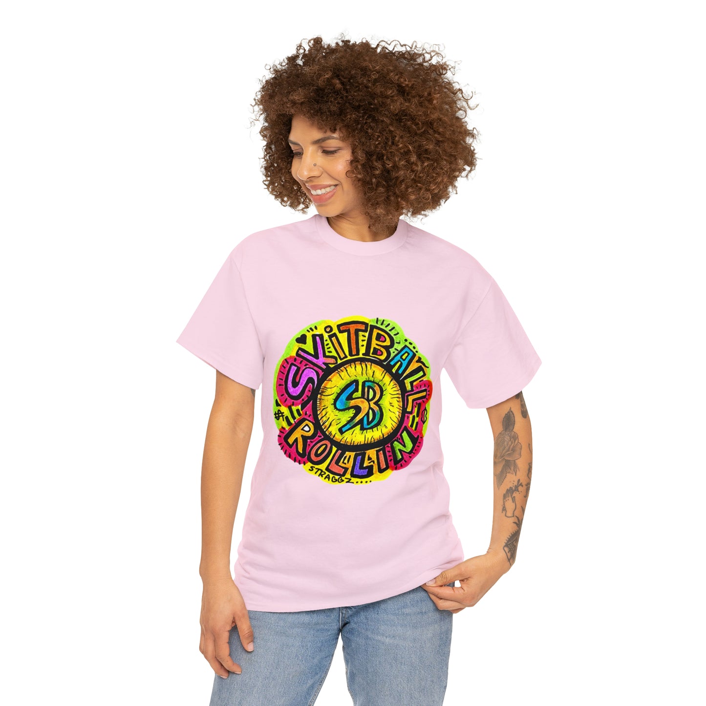 SkitBall Rollin (Unisex Heavy Cotton Tee)